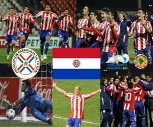 yapboz Finalist Paraguay, Copa América Arjantin 2011